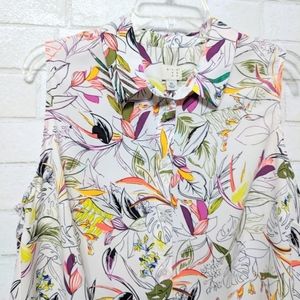 a new day sleeveless button top